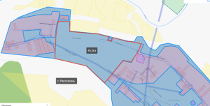  Лесновское МО, с. Рассказань
северо-западная окраина села, земельный участок площадью - 45 га
