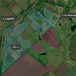 Октябрьское МО юго-восточнее пос. Садовый, земельный участок площадью - 230 га.